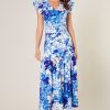 Floral flauncy midi skirt