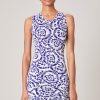 pattern side ruched bodycon mini dress