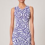 pattern side ruched bodycon mini dress