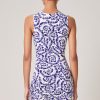 pattern side ruched bodycon mini dress