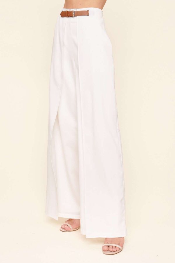 wide leg wrap leg belted dress pants canada