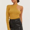 marigold cut out sweater top