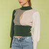 front slit sweater