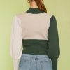 front slit sweater