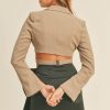 cropped blazer