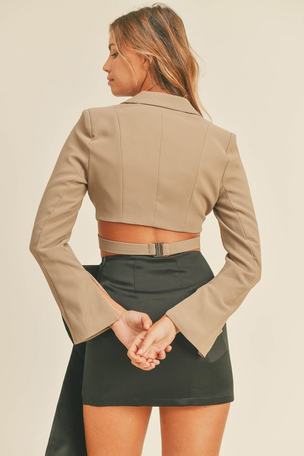 cropped blazer