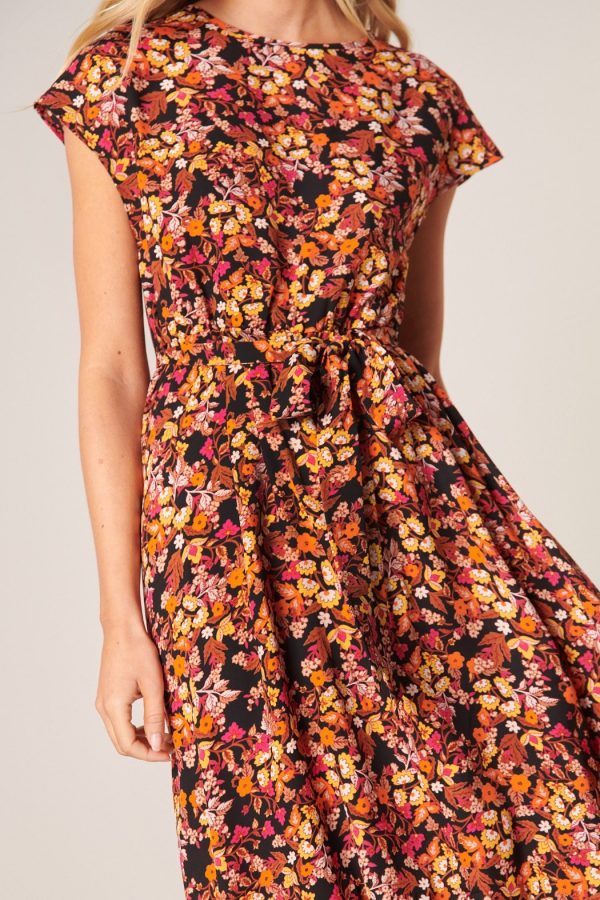 floral midi dress