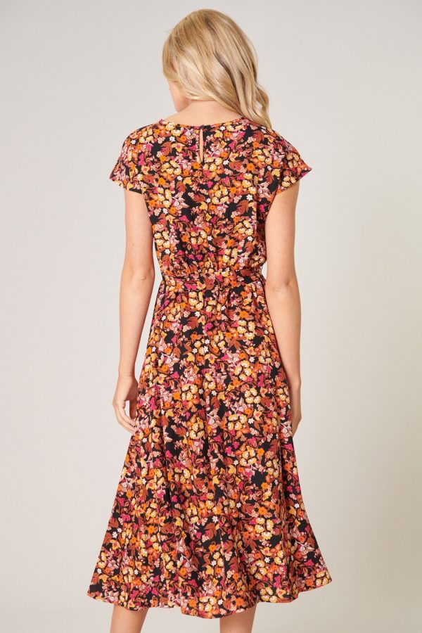floral midi dress