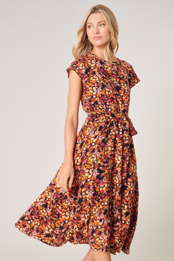 floral midi dress