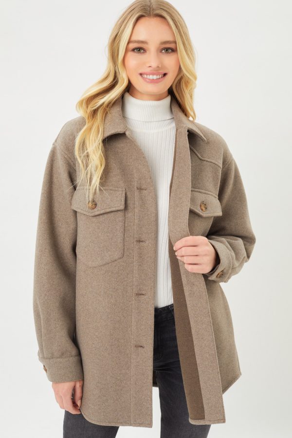Coco Fleece Oversized Shacket