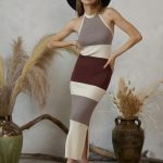 halter neck maxi dress