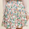 floral mini skirt