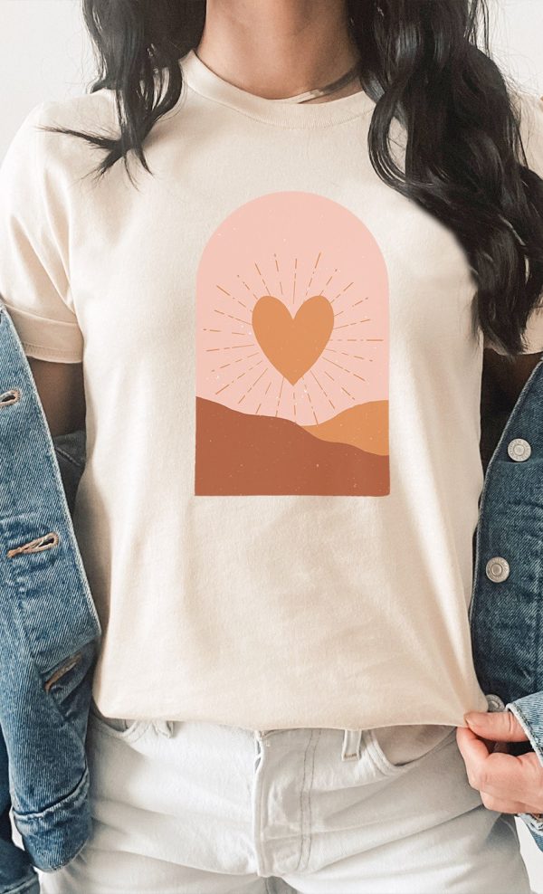 abstract graphic tee shirt