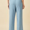tencel wide leg denim pants
