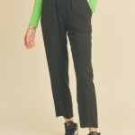 BLACK LINEN PANTS