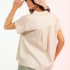 Oatmeal linen button down shirt