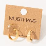 gold mini hoop earrings