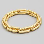 chain link gold bracelet