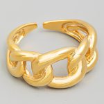 Adjustable Chain Link Fashion Ring