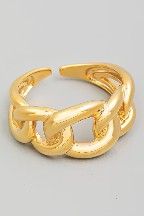 Adjustable Chain Link Fashion Ring