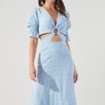 CUT OUT MIDI DRESS
