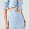 CUT OUT MIDI DRESS