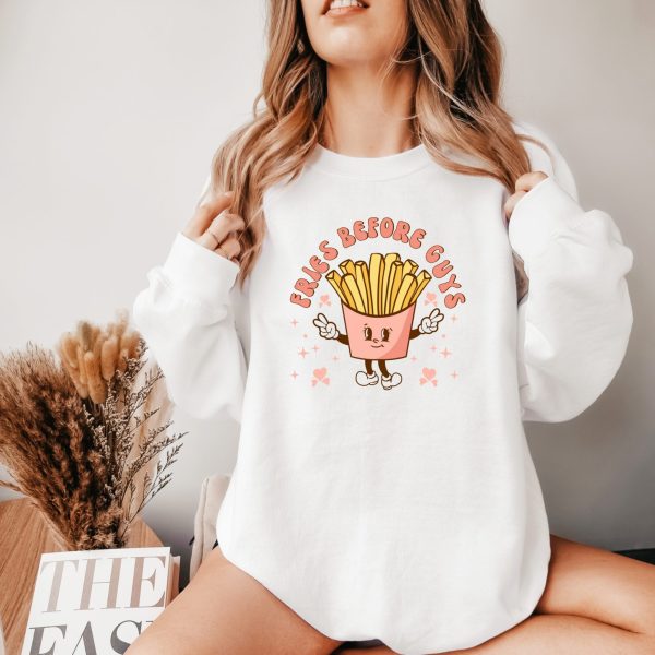 Valentine's Spring graphic crewneck sweatshirt