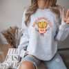 Valentine's Spring graphic crewneck sweatshirt