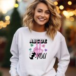 Valentine's Spring graphic crewneck sweatshirt