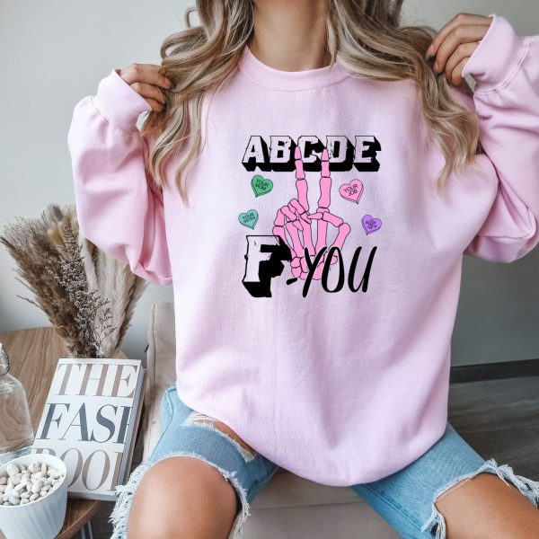 Valentine's Spring graphic crewneck sweatshirt