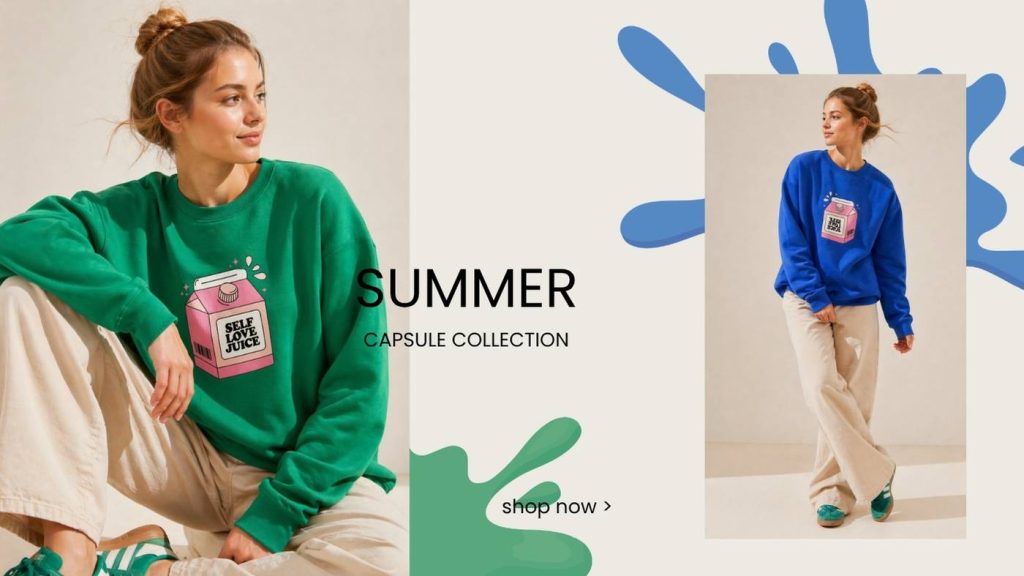 Summer capsule collection boutique