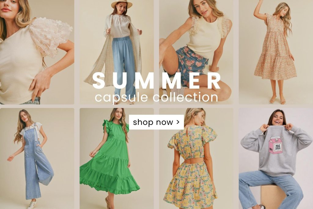summer capsule dresses vancouver canada boutique