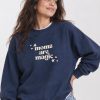 Moms Are magic navy and butter yellow crewneck
